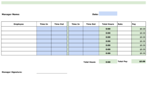 clockit free timesheet template daily manager