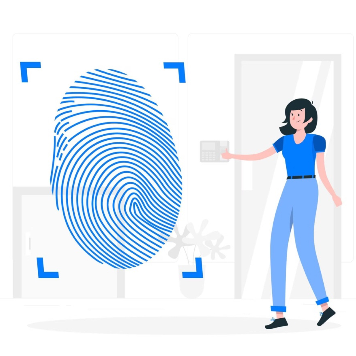 biometrische Anwesenheit