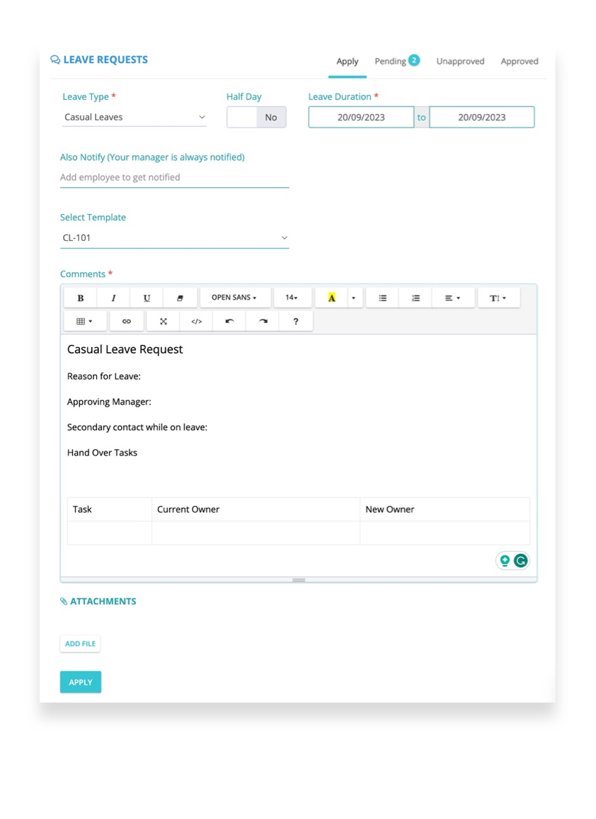 Automated PTO Tracking Software ClockIt