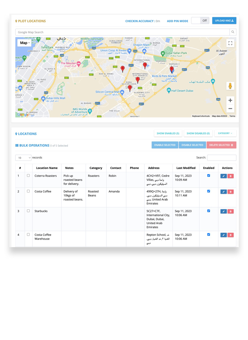 clockit route planner for workforce route management.