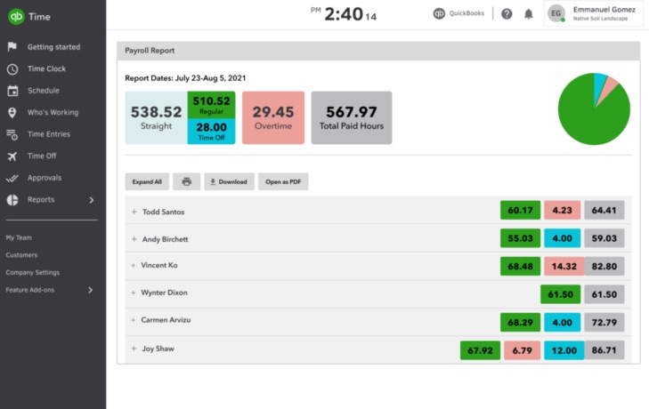 clockit vs quickbook time